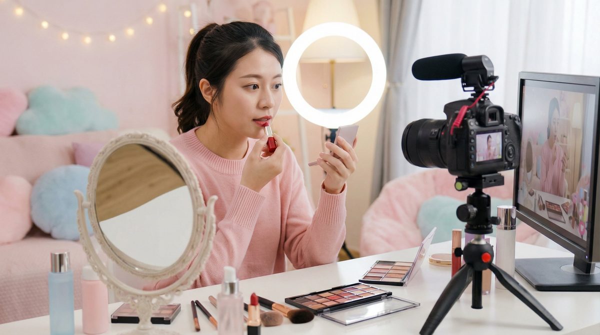 草莓视频 AI美颜效果